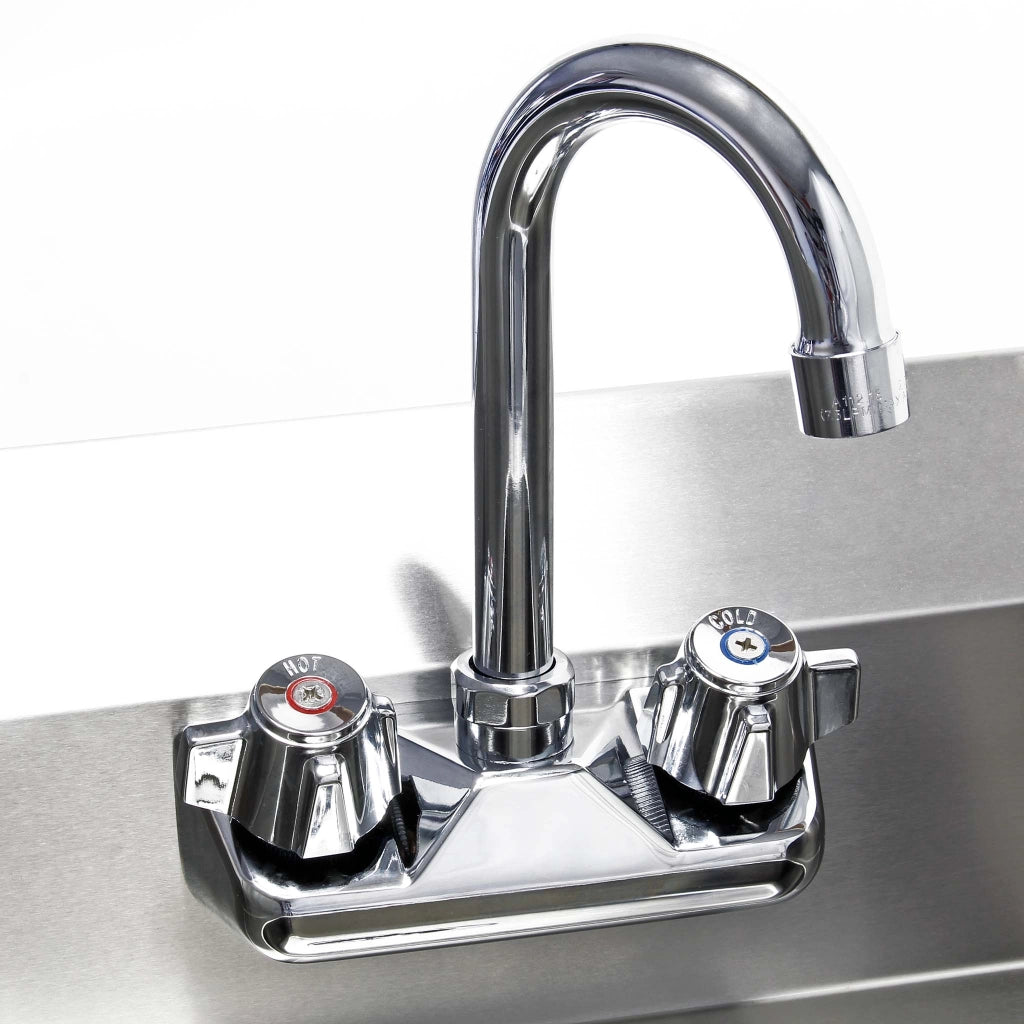 Lavello professionale quadrato acciaio inox Lavamani per ristorante bar