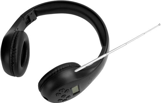 Radio FM con display digitale - antenna esterna - alta sensibilità - comoda gestione - indicatore di capacità batteria - progettazione shockresistente