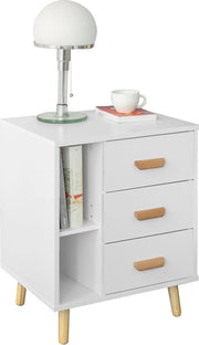 Cassa Notturna - Tavolo Accessori - Cassa di Caricamento - 3 Prese - 48x60x40 cm