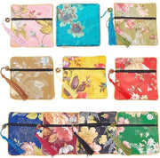 Portafoglio con tasche 10 pezzi - Tasche con chiusura a rasoio - Disponibili in diverse colori - Disegno fiorale - Leggero - Ideale per gioielli - Porta gioielli