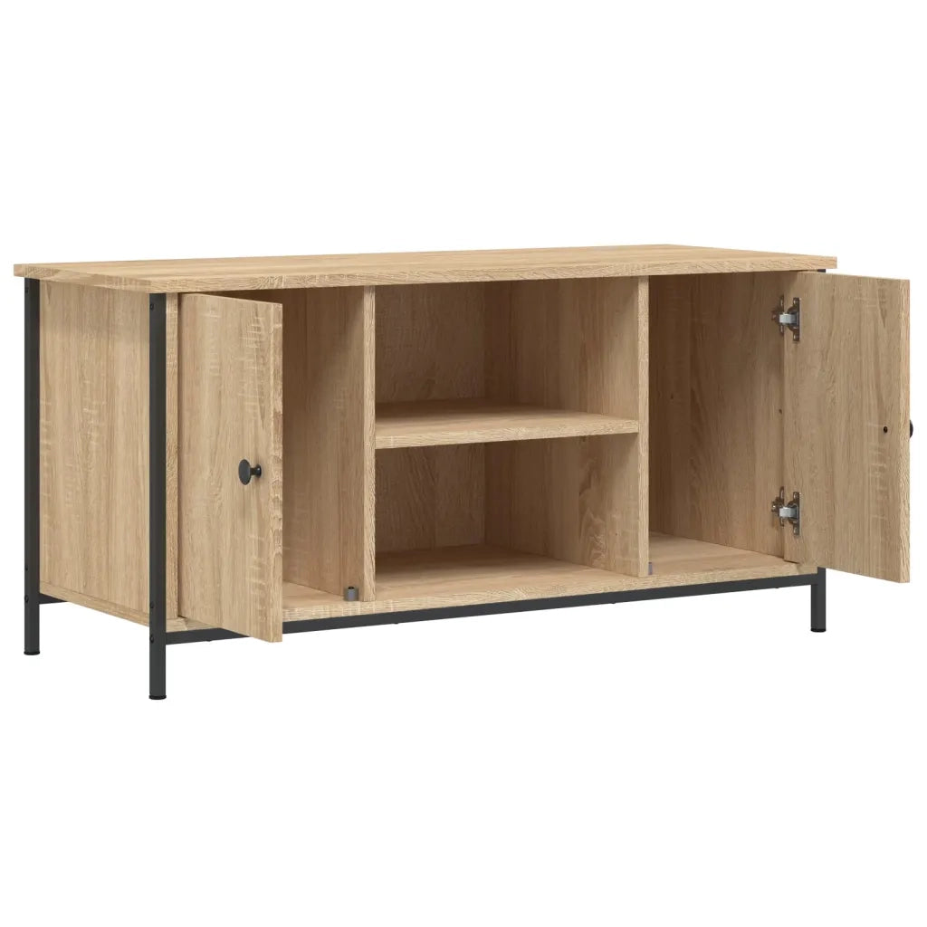 Mobile Porta TV Rovere Sonoma 100x40x50 cm in Legno Multistrato 832764