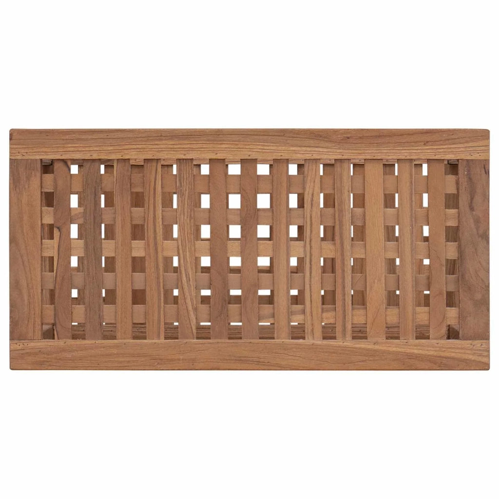 Tavolo Laterale da Bagno Naturale 60 x 30 x 45 cm 42024291