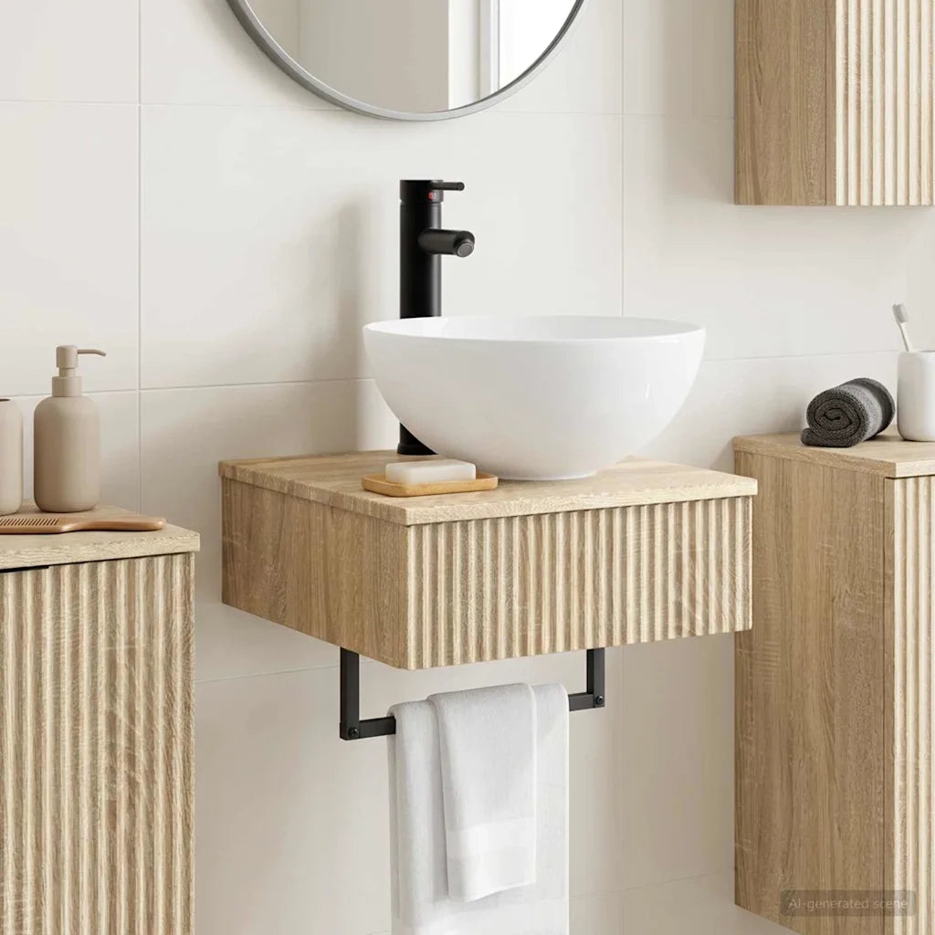 Lavabo da Parete Rovere Sonoma 40 x 41 x 40,5 cm