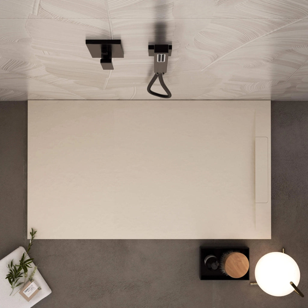 Piatto Doccia in Pietra 70x180 cm Bonussi Ardesia Calcutta Crema