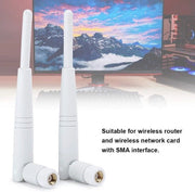 Antenna WiFi a Doppia Banda ad Alta Gittata -  Antenna a Direzione Omnidirezionale a 4DBi con Connettore RP-SMA.