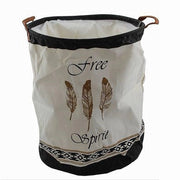 Trade Shop - Cesto Porta Biancheria Per Vestiti Sporchi Pieghevole Free Spirit 35x45 Cm 10474 -