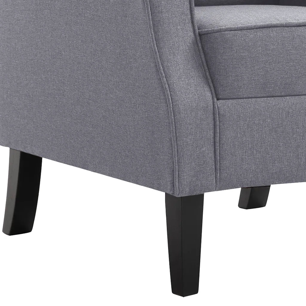 Poltrona Grigio Scuro in Tessuto cod mxl 32674