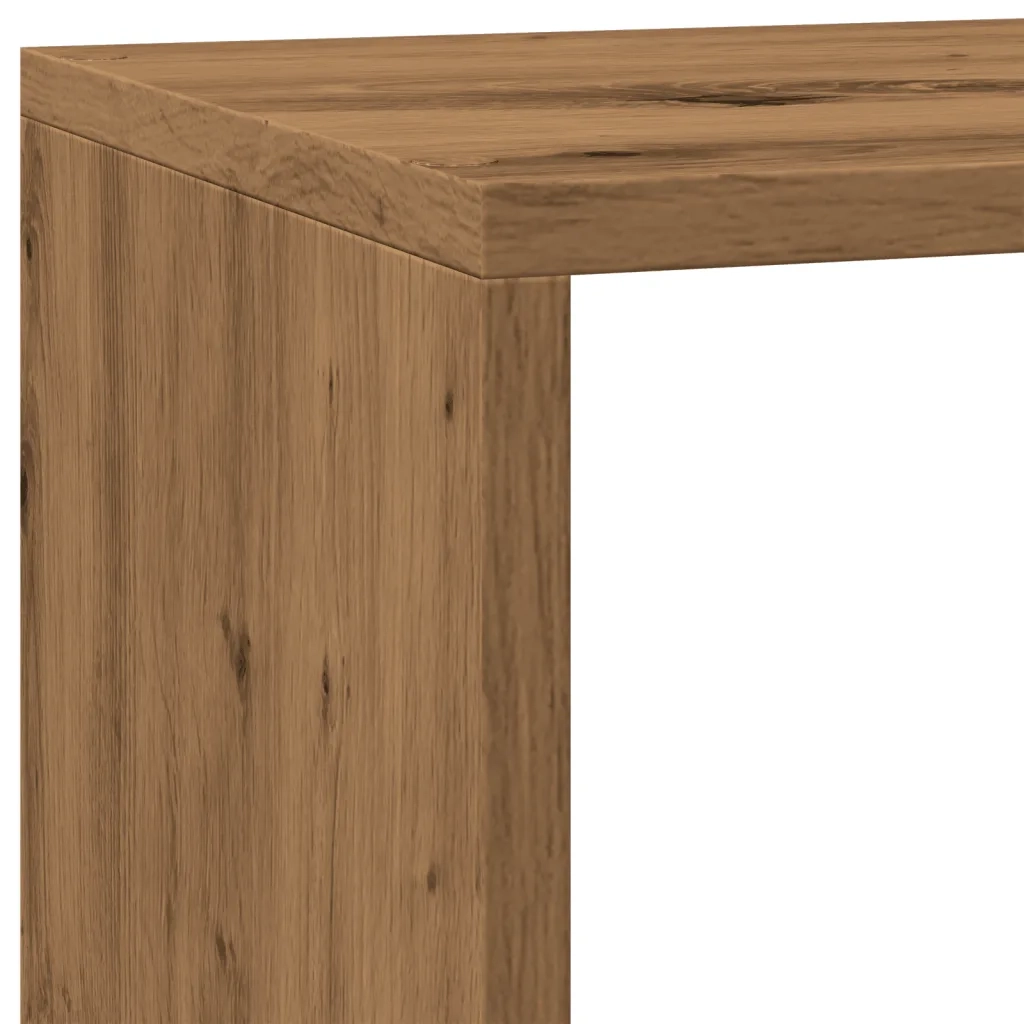 Libreria a 3 Ripiani Rovere 137,5x29x103,5 cm in Truciolato 857984