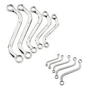 Trade Shop - Set 5 Chiavi Ad Esse S Inglesi Metriche Per Dadi Bulloni In Acciaio Mr 70074 -