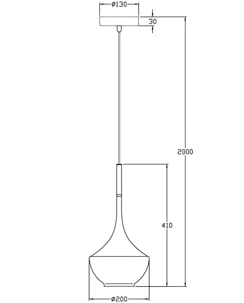 Lampada a Sospensione Apollo in Metallo e Vetro Soffiato Ottone - Design Moderno E27, Struttura Regolabile 2000mm, Ideale per Illuminazione Interni