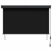 Tenda a rullo | Tenda avvolgibile Nero 160 x 250 cm Tessuto e Alluminio
