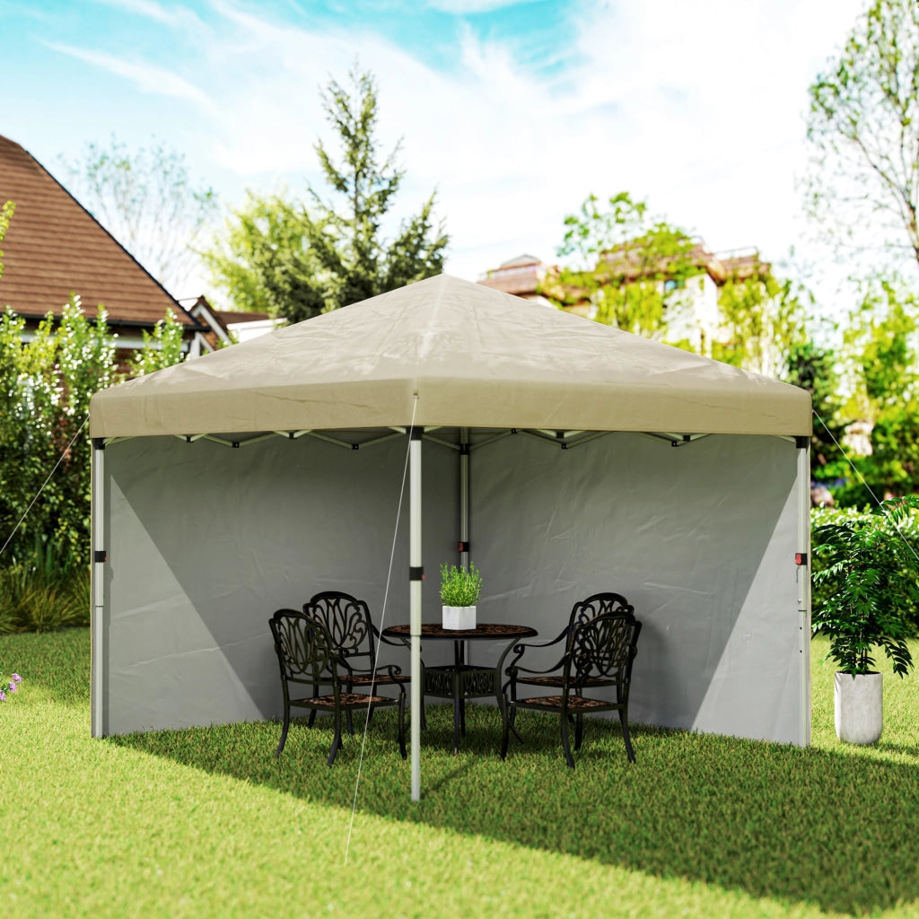 Tenda da giardino pieghevole ¨C zephmum ¨C Grigio 3x3m