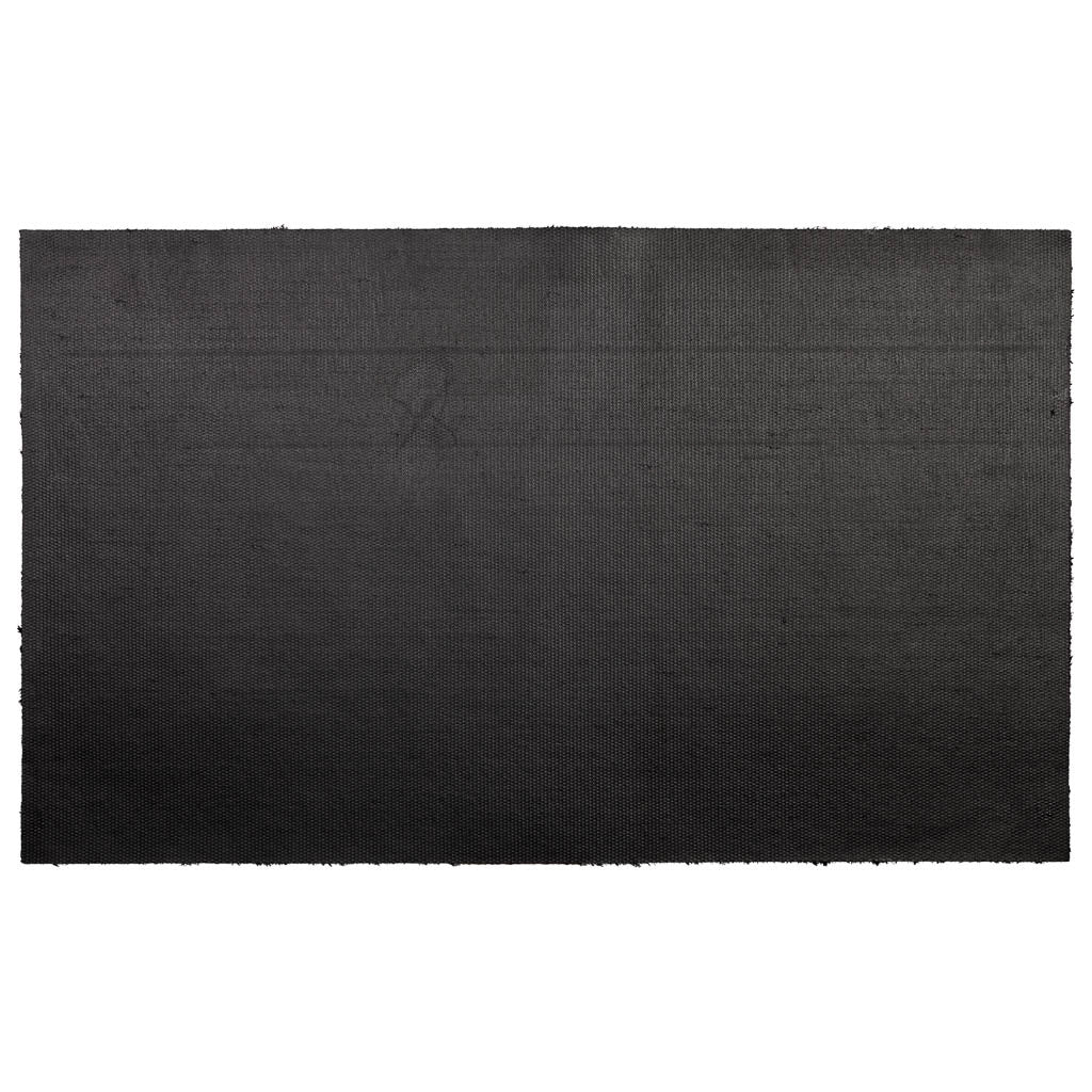 Zerbino in PVC stampato nero 45x75