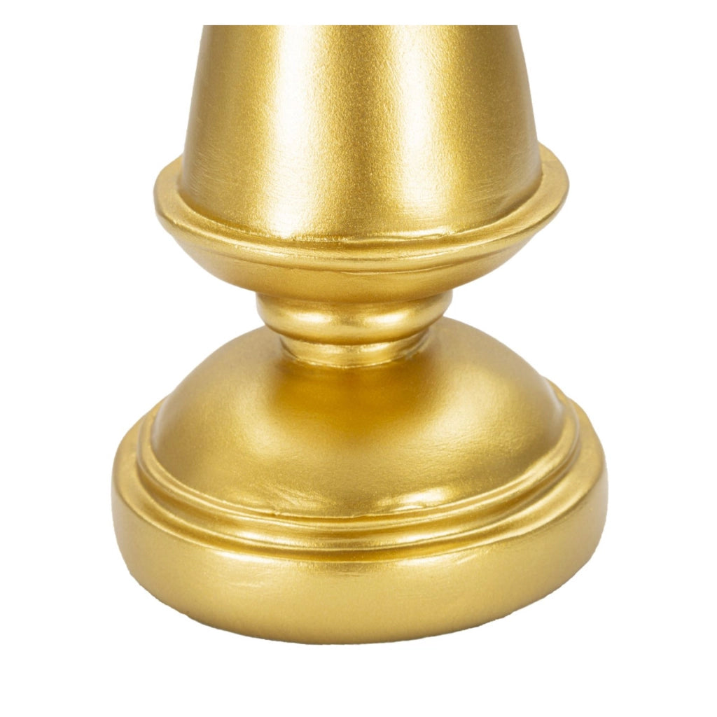 Scultura Scacchi 11, Oro, Poliresina, 11x11x32,5 cm
