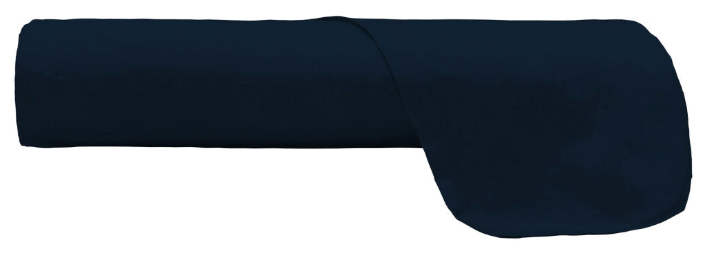 Lenzuolo Sopra in Tinta Unita Blu Scuro Matrimoniale Maxy