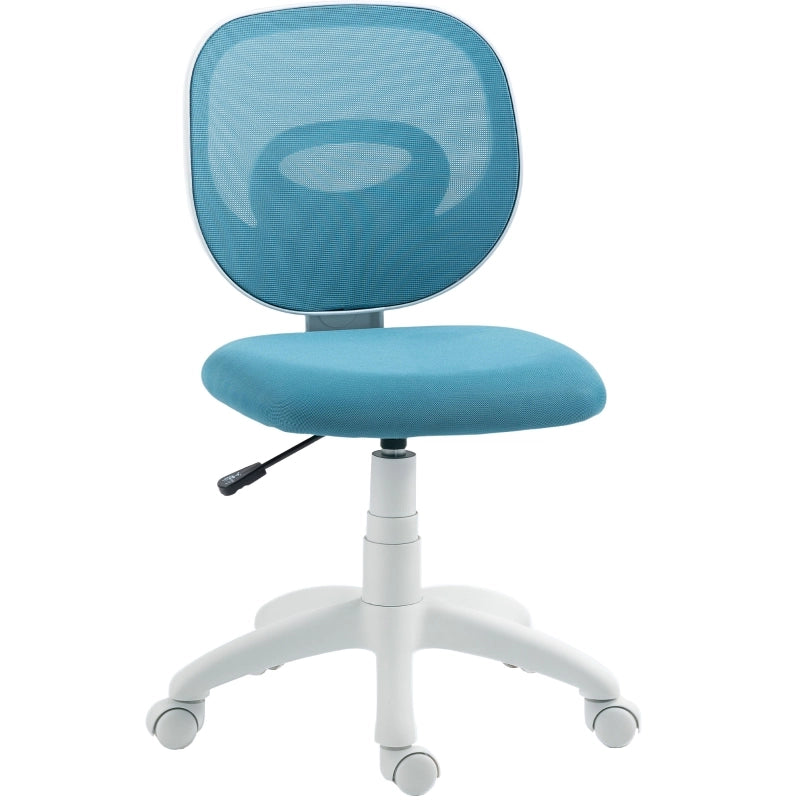 SEDIA Ufficio Ergonomica Girevole 53 x 59,5 x 81-89 cm Blu
