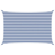 Vela Parasole | Telo Ombra | Vela da ombra solare Blu e Bianco 4,5 x 3 m