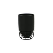 Bicchiere nero - serie grid