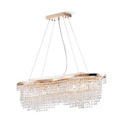 Maytoni Lampadario Classico Toils 7 luci E14 oro metallo diffusore vetro