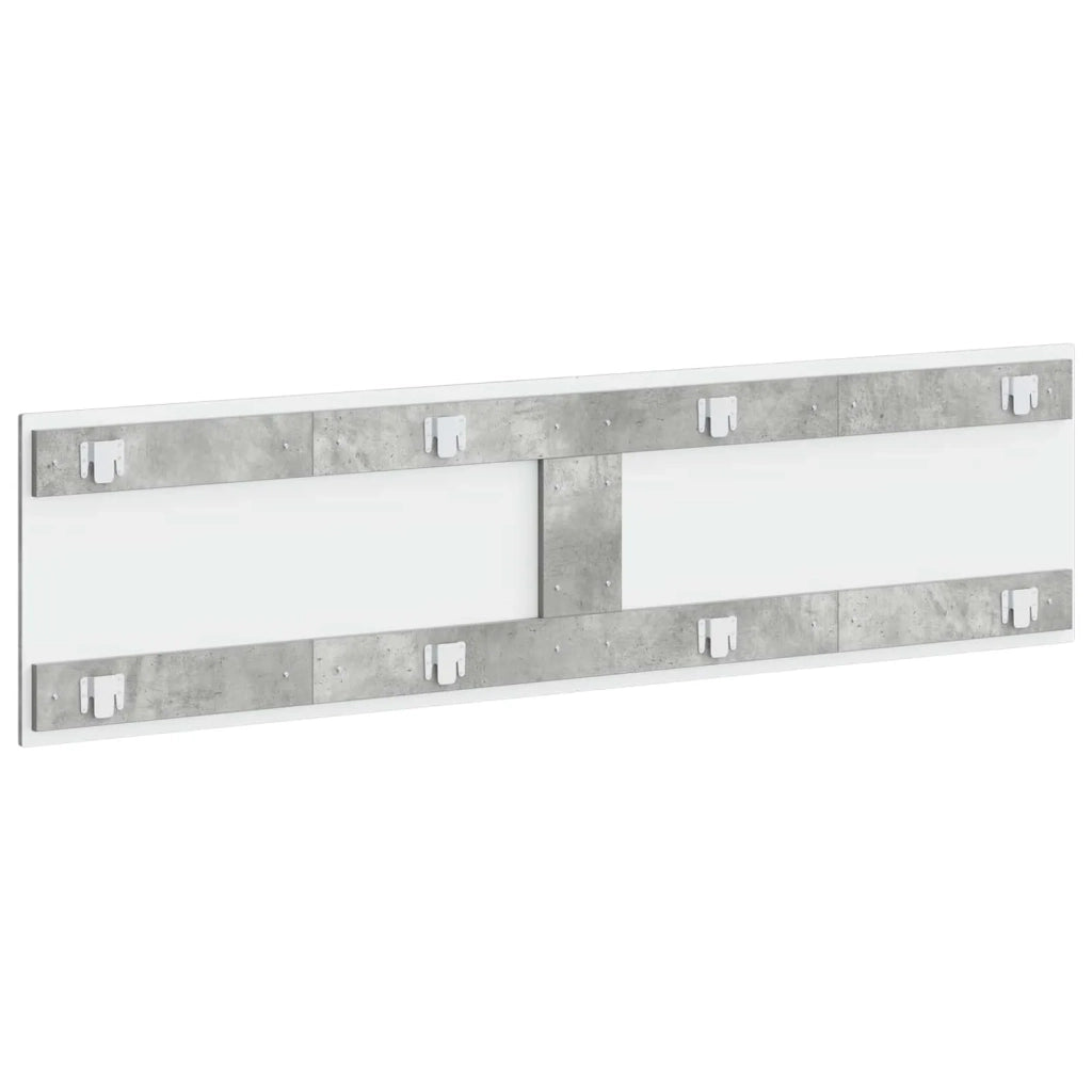 Testiera da Muro BREDA Grigio Cemento Legno ingegnerizzato 897588