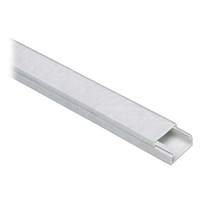 MINI CANALINA ADESIVA PASSAGGIO CAVI - PVC BIANCO MM 22X10 MT 2- 12 pezzi