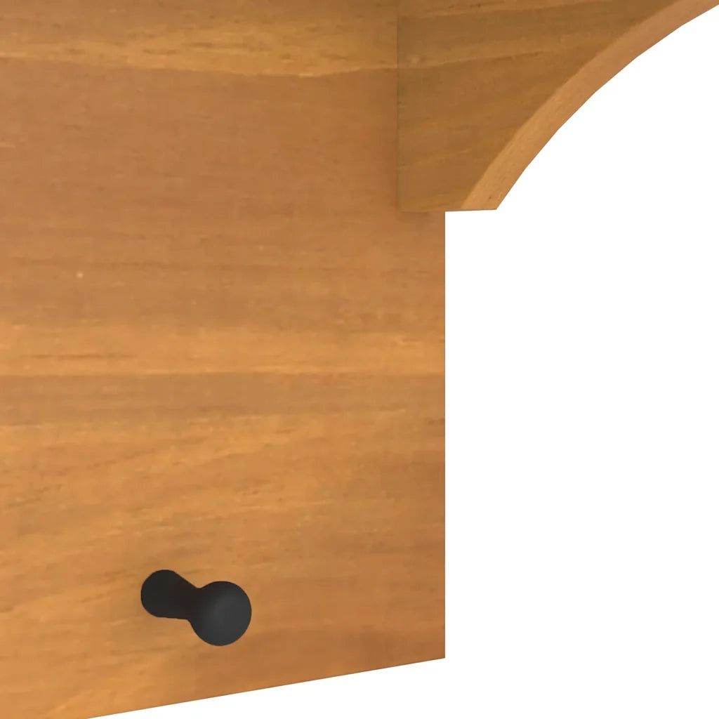 Appendiabiti da Parete SANDNES 43x30x42 cm in Legno di Pino CFW7285445
