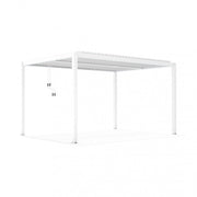 Pergola Bioclimatica 3x4 m in Alluminio Bianco