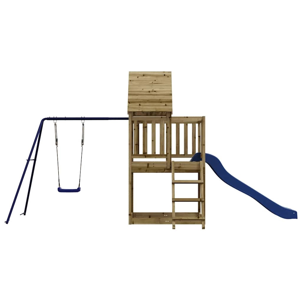Set da Gioco da Esterno in Legno di Pino Impregnatocod mxl 126593