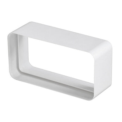 GIUNTO IN ABS PER TUBO DI AERAZIONE RETTANGOLARE- mm 120x60- FIRST- pezzi 1