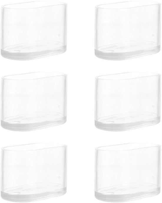 Protezioni per gambe di tavolo in silicone - Copricaviglia ovale per mobili