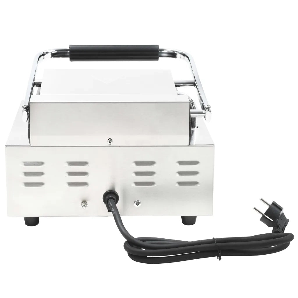 Griglia per Panini Scanalata in Acciaio Inox 1800W 31x30,5x20cm 50749