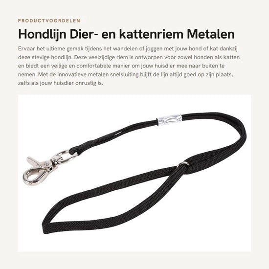 Cinturone di sicurezza per cani - metallica - con cinturino - chiusura rapida - per passeggiate e jogging - cinturone di sicurezza - materiale in polipropilene - lunghezza 120 cm - colore nero - peso 0,2 kg - codice prodotto: 123456 - modello: SC-001