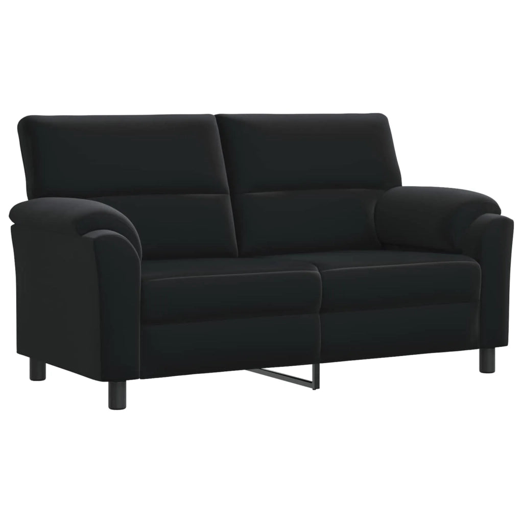 Set di divani 2 pcs Nero Velluto 3430440