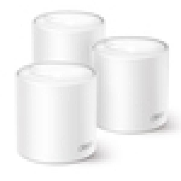 Tp-link deco x50 (3-pack) dual-band (2.4 ghz/5 ghz) wi-fi 6 (802.11ax) bianco interno - 133462
