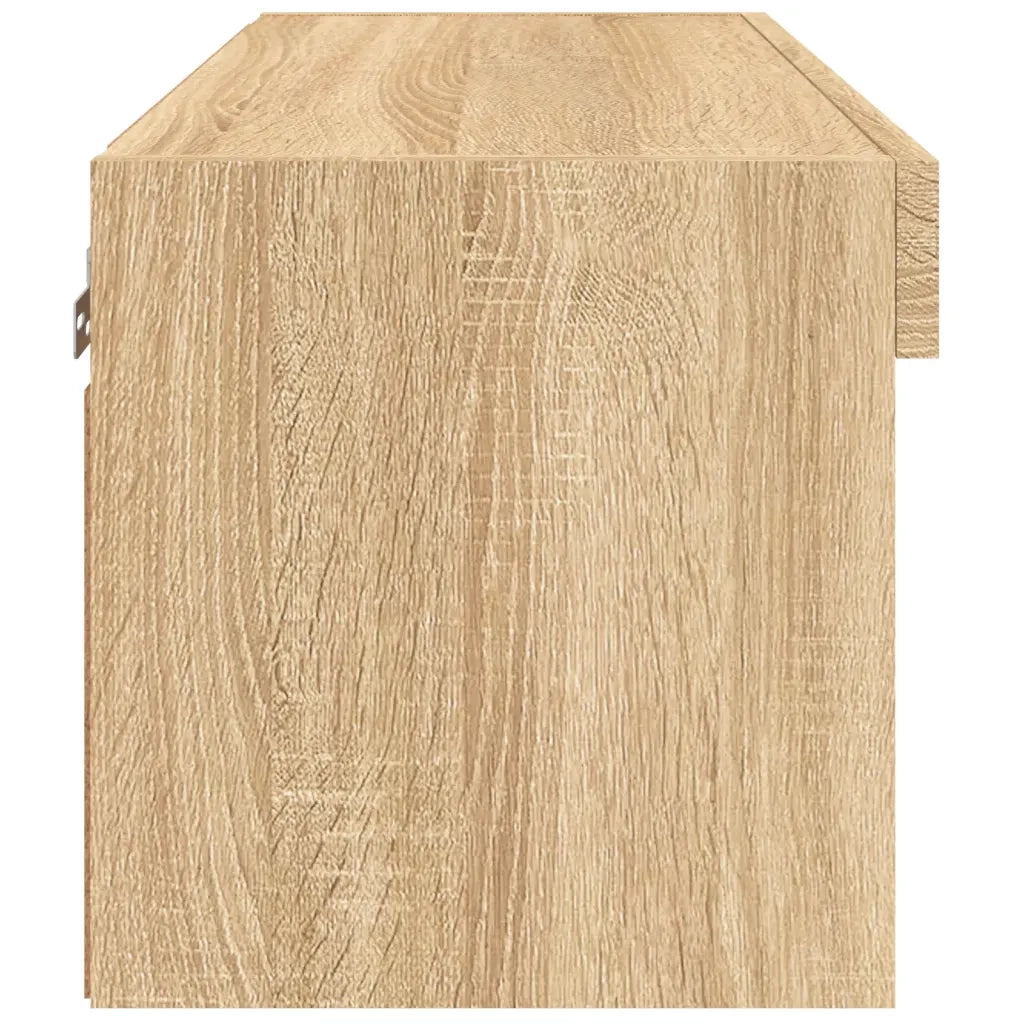 Mobile TV | Armadietto TV | Mobile Porta TV con Luci LED Rovere Sonoma 60x30x30 cm