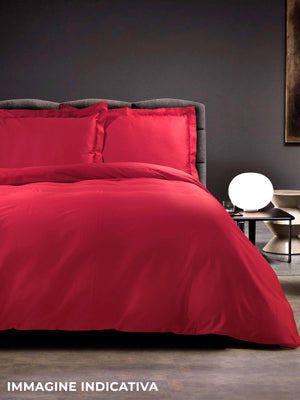 Copripiumino Matrimoniale con Sacco e Federe Tinta Unita Garrini Clarice Oro