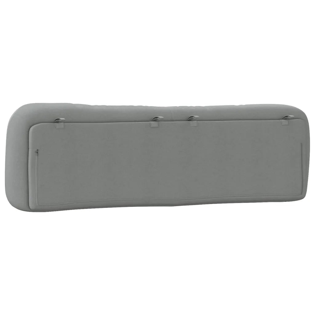 Cuscino Testiera Hvar Grigio Chiaro 180 cm in Tessuto CFW8263376