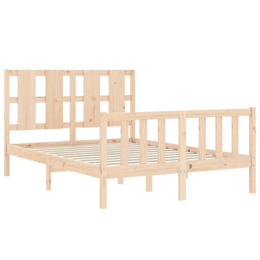 Giroletto senza Materasso-Struttura Letto 120x200 cm in Legno Massello di Pino 962198