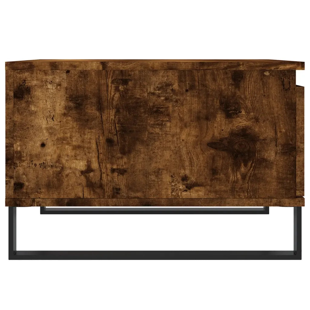 vidaXL Tavolino da Salotto Rovere Fumo 55x55x36,5 cm Legno Multistrato