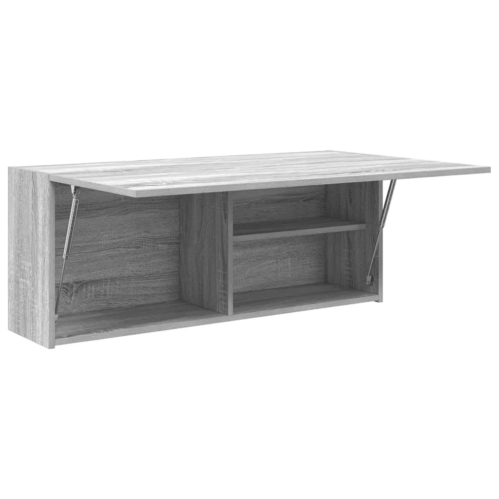 Mobile da Bagno Grigio Sonoma 100x25x40 cm in Truciolato