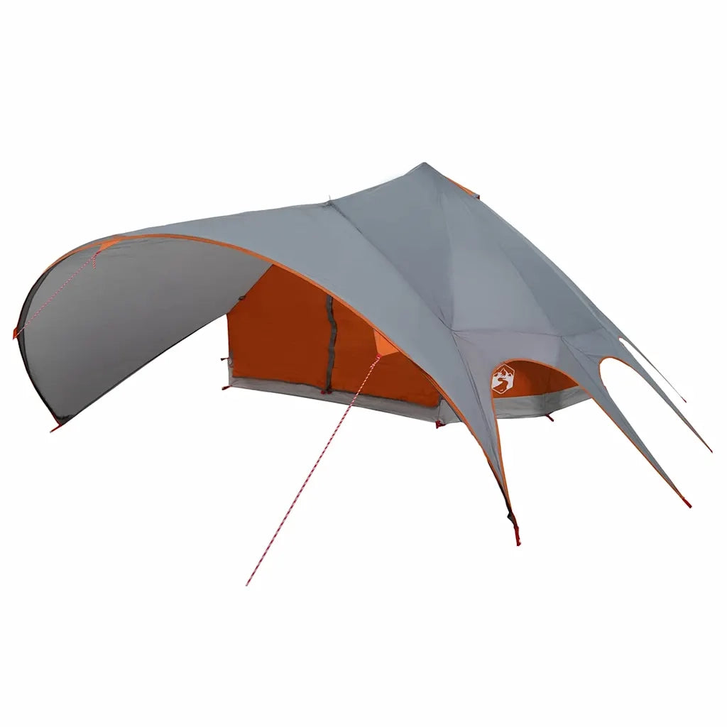 Tenda Teepee per 9 Persone con tetto Grigio e arancione 42004019