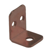 MENSOLINA REGGIPIANO A SQUADRA BORDO QUADRO - ACCIAIO BRONZATO MM 22X28- 100 pezzi