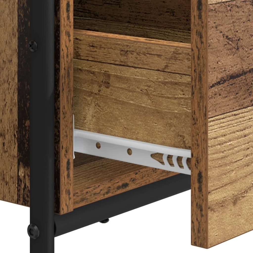 Scrivania con Spazio di Archiviazione Legno di quercia 8008000