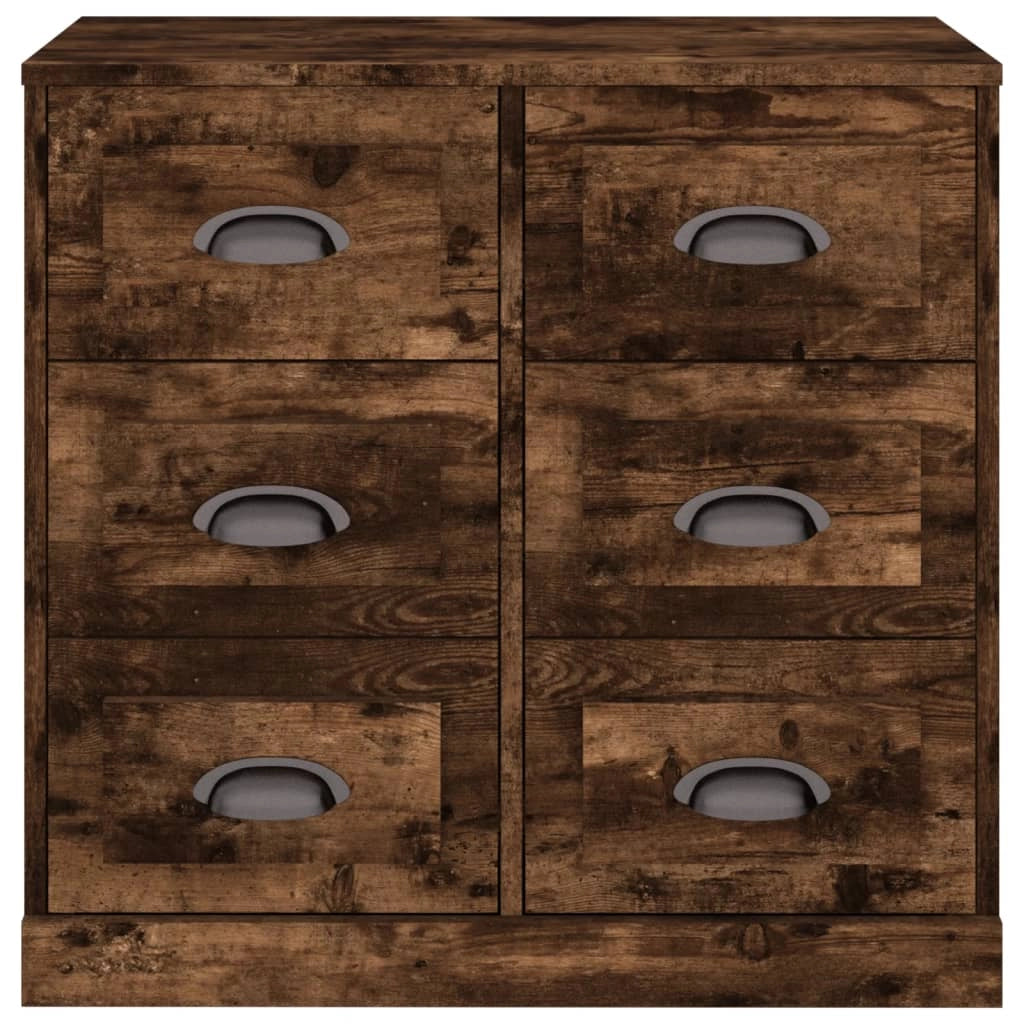 Buffet credenza cassettiera mobiletto mobile contenitore organizer per cucina soggiorno salotto 70 x 35,5 x 67,5 cm legno ingegnerizzato marrone 02_0031089