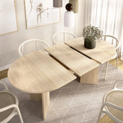 Espanola, Tavolo Allungabile 6 Posti, 90x140x76h cm Marrone Rovere