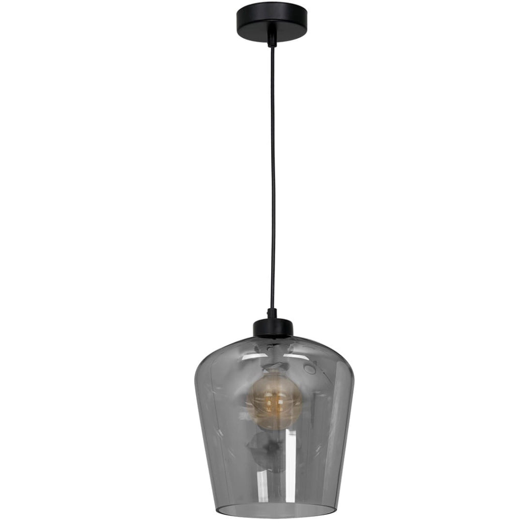Lampadario sospensione Santiago MLP6606 Milagro E27 60W nero
