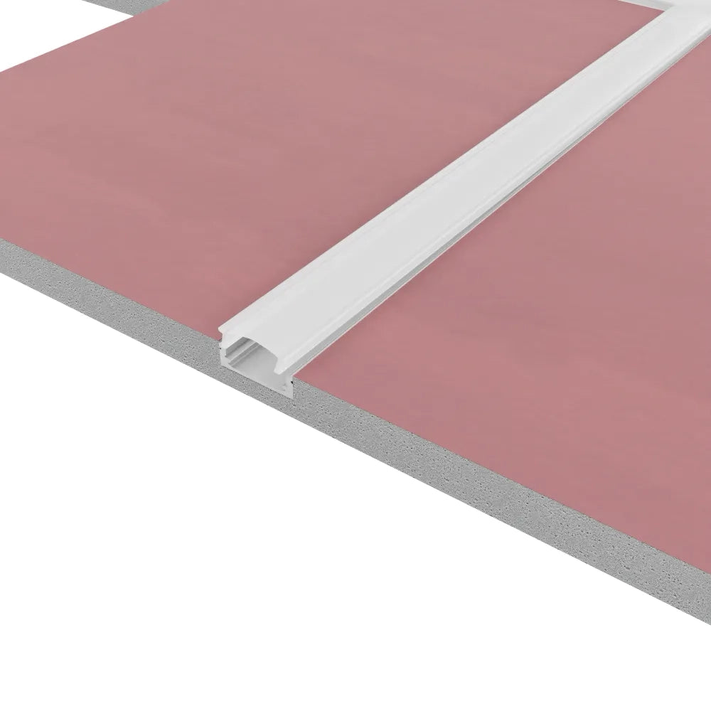 Cartongesso con profilo in alluminio integrato "X" ignifugo