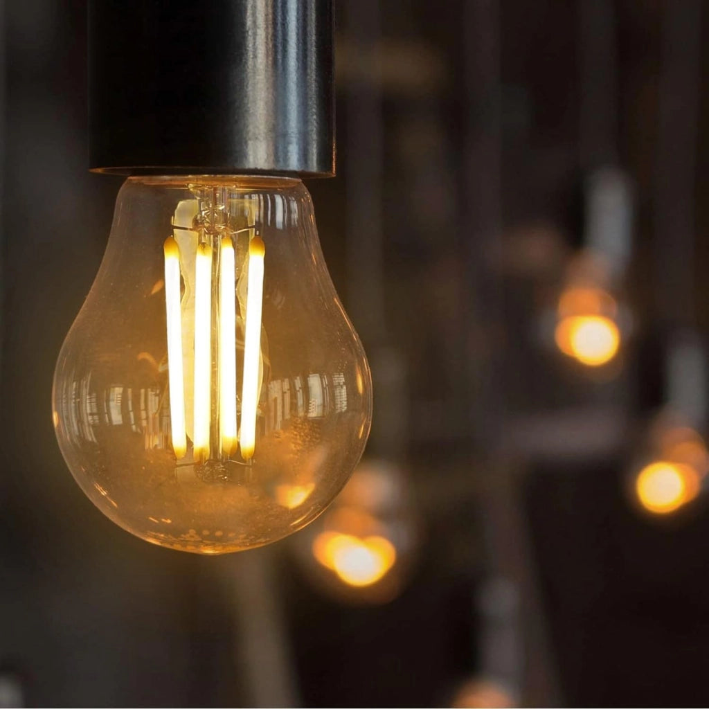 ZMH Lampadine LED vintage E27 G45 4W 2700K Bianco caldo lampadine a filamento Edison in vetro anticato confezione da 6