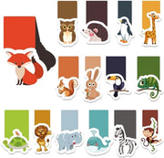 Leggii magnetici per libri - Animali/Football/Dinosauri - Impermeabili - Leggeri - Alta capacità di aderenza - Ideali per bambini - Marcatori di pagina