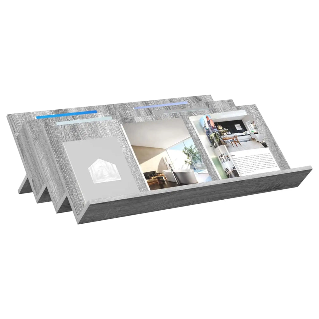 Scaffale per riviste Grigio Sonoma 90 x 53 x 28,5 cm CFW7965705